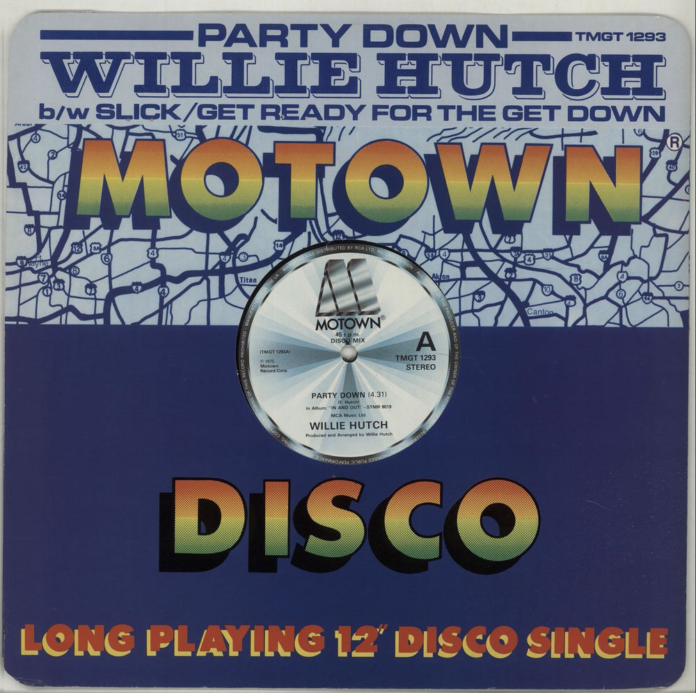 Willie Hutch Party Down UK 12" vinyl single (12 inch record / Maxi-single) TMGT1293