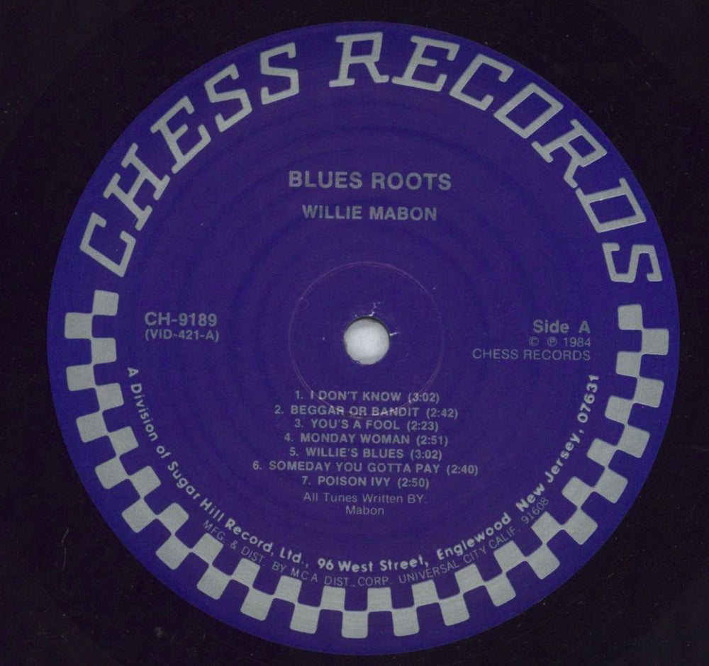 Willie Mabon I'm A Regulator US vinyl LP album (LP record) WKMLPIM819414