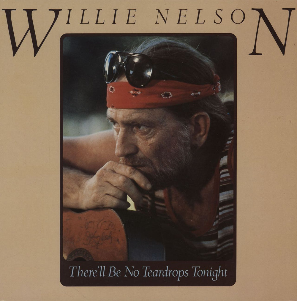 Willie Nelson There'll Be No Teardrops Tonight UK vinyl LP album (LP record) UAS30215