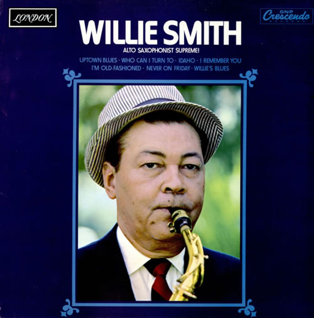 Willie Smith Alto Saxophonist Supreme UK vinyl LP album (LP record) ZGL118