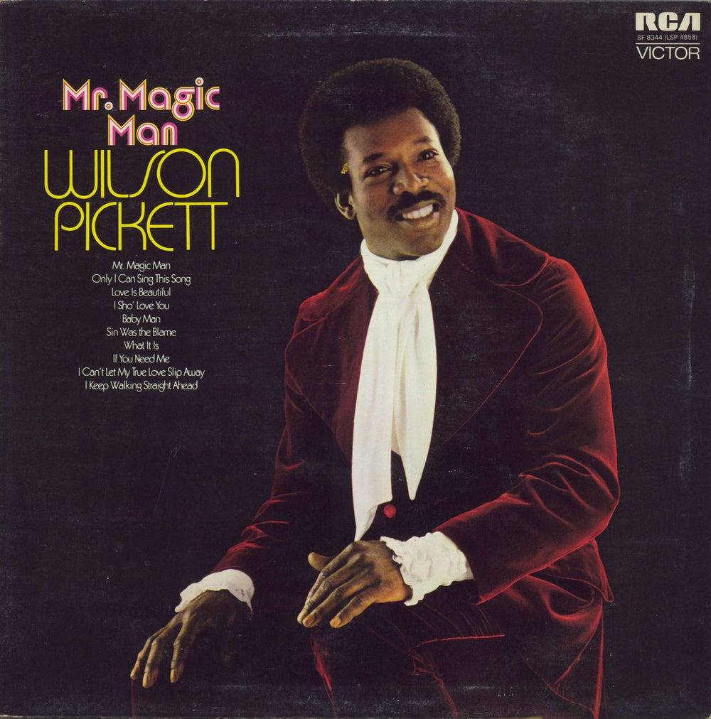 Wilson Pickett Mr Magic Man UK vinyl LP album (LP record) SF8344