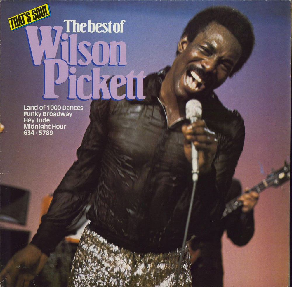 Wilson Pickett The Best Of Wilson Pickett German vinyl LP album (LP record) ATL50750