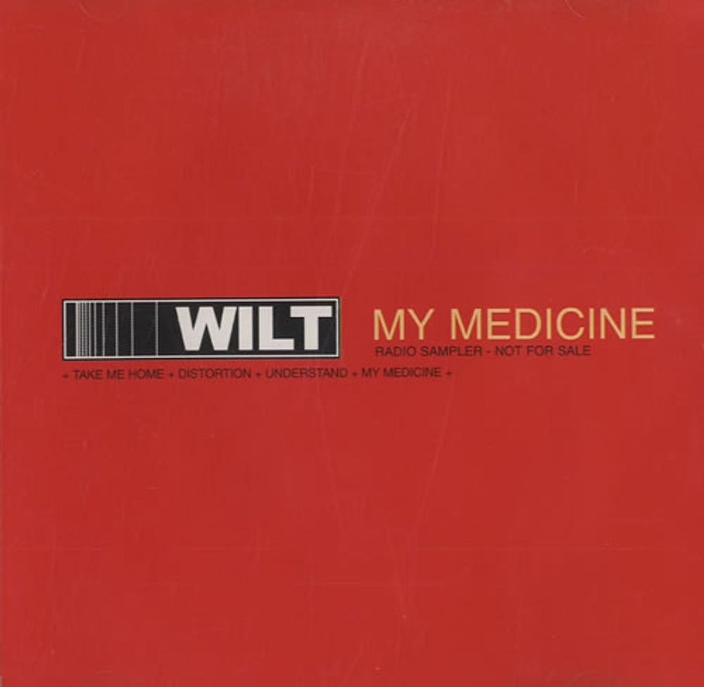 Wilt My Medicine - Sampler UK Promo CD single (CD5 / 5") MUSH99CDSP