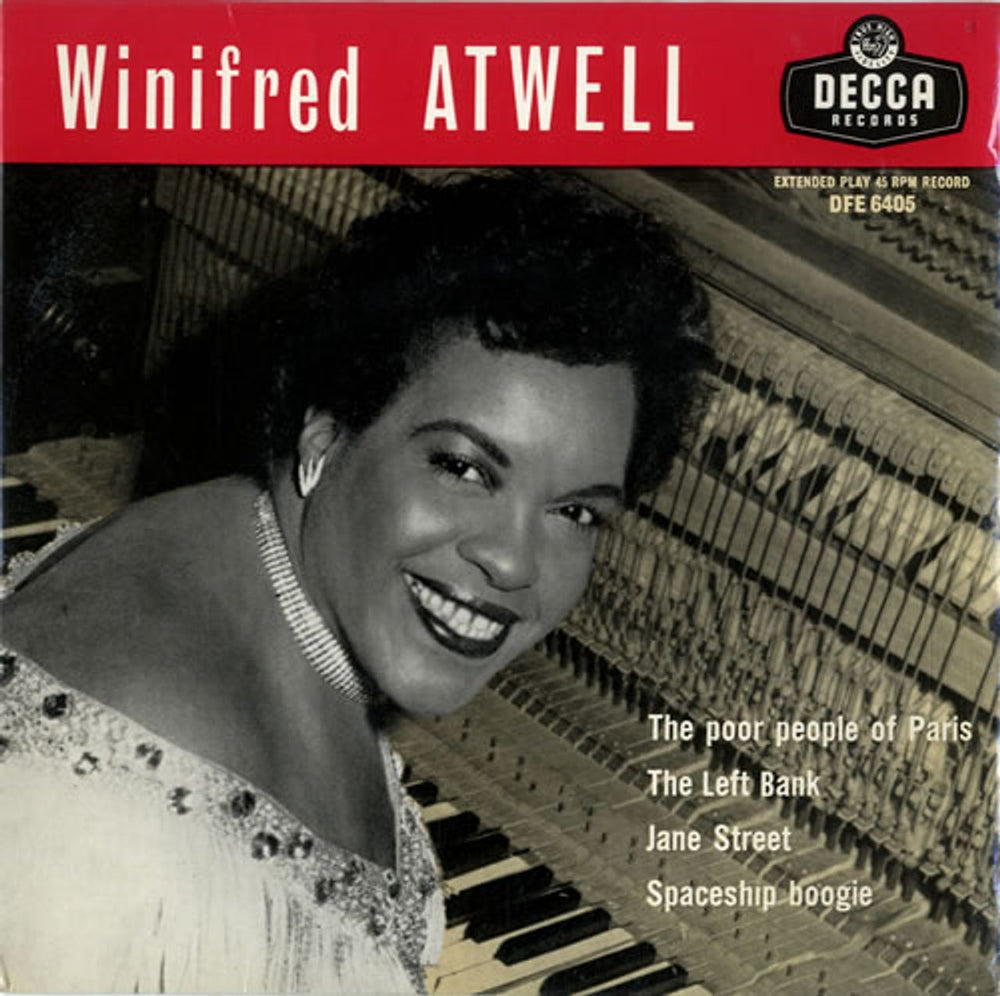 Winifred Atwell Winifred Atwell EP UK 7" vinyl single (7 inch record / 45) DFE6405