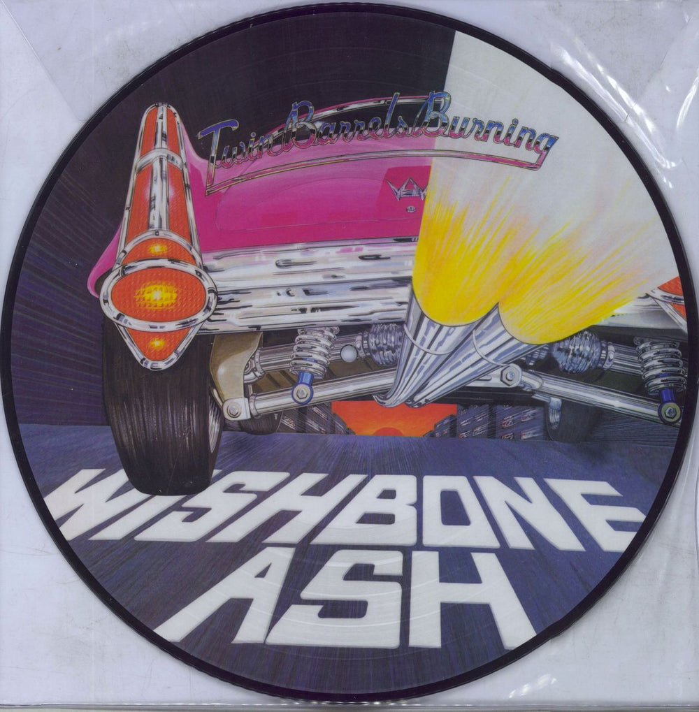 Wishbone Ash Twin Barrels Burning UK picture disc LP (vinyl picture disc album) LEMLP230