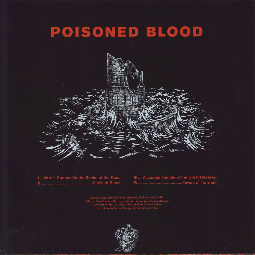 Witch Vomit Poisoned Blood - Black Vinyl US vinyl LP album (LP record)