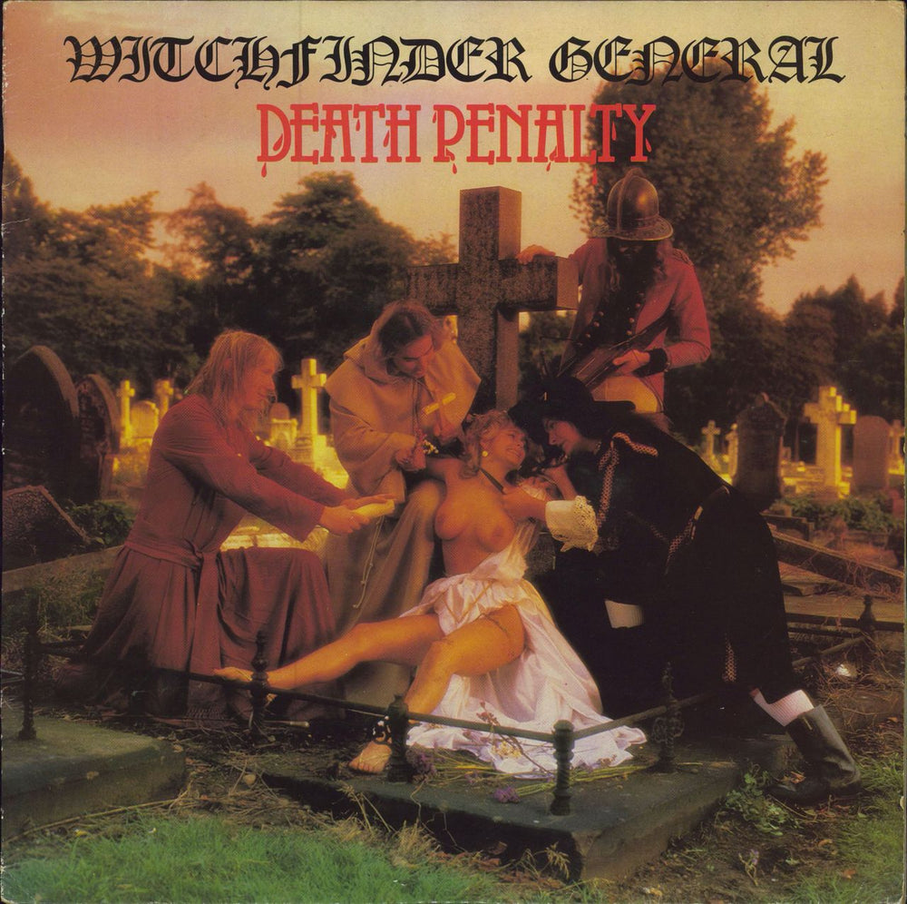 Witchfinder General Death Penalty - Clear Vinyl - EX UK vinyl LP album (LP record) HMRLP8