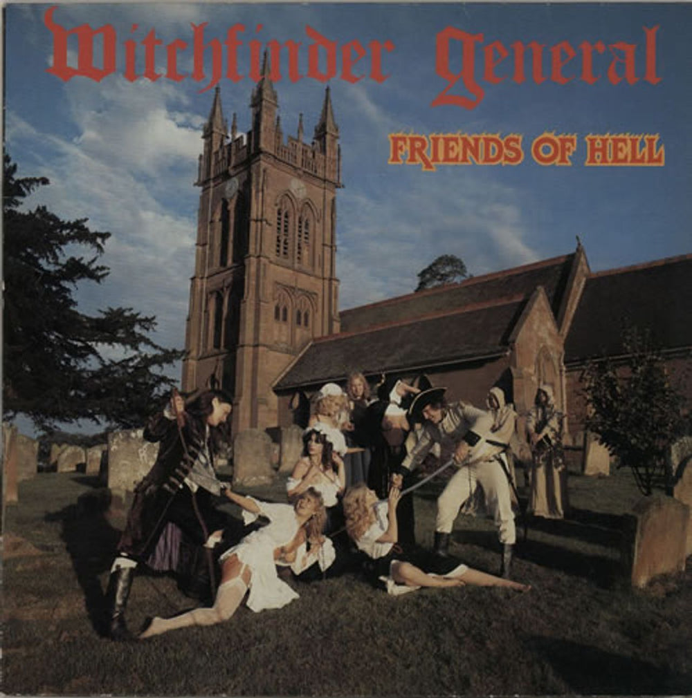 Witchfinder General Friends Of Hell + Inner UK vinyl LP album (LP record) HMRLP13