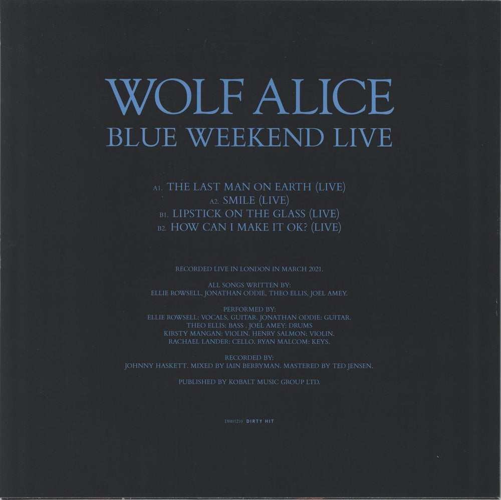 Wolf Alice Blue Weekend Live EP UK 12" vinyl single (12 inch record / Maxi-single) 5060257962570