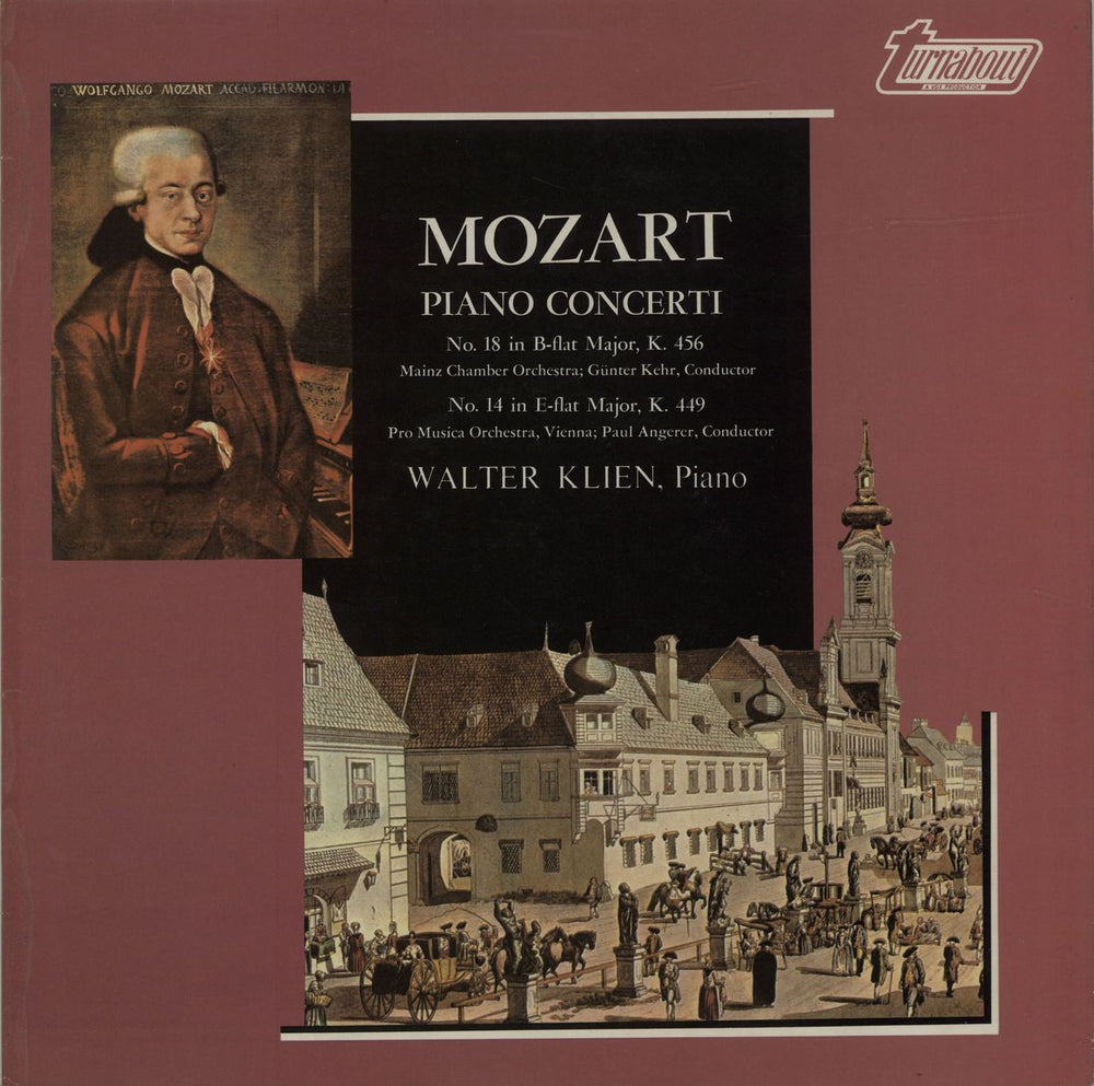 Wolfgang Amadeus Mozart Mozart: Piano Concerti UK vinyl LP album (LP record) TV34503S