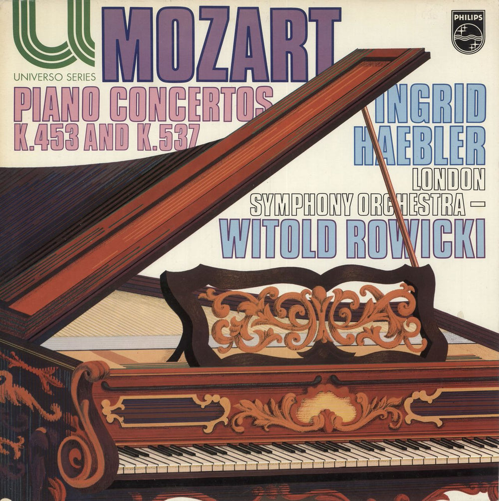 Wolfgang Amadeus Mozart Mozart: Piano Concertos K.453 And K.537 UK vinyl LP album (LP record) 6580043