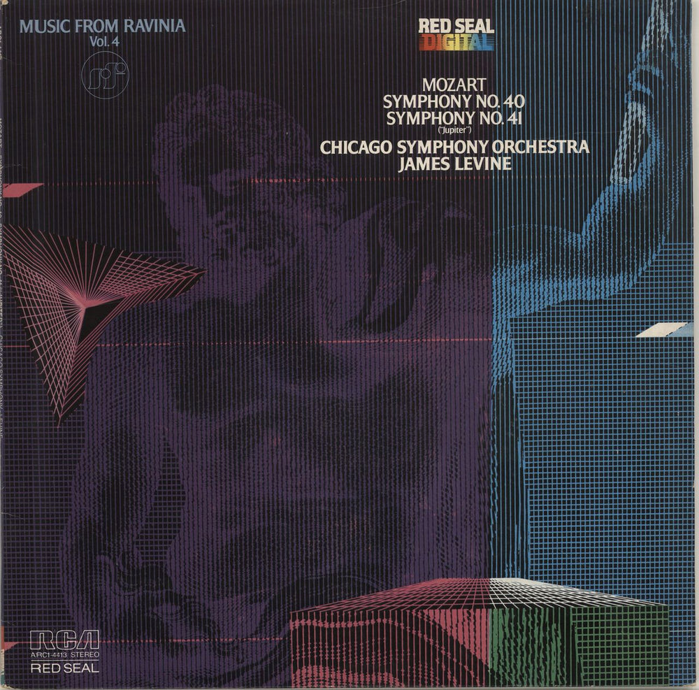 Wolfgang Amadeus Mozart Music From Ravinia, Vol. 4 : Symphony No. 40, Symphony No. 41 ("Jupiter") US vinyl LP album (LP record) ARC1-4413