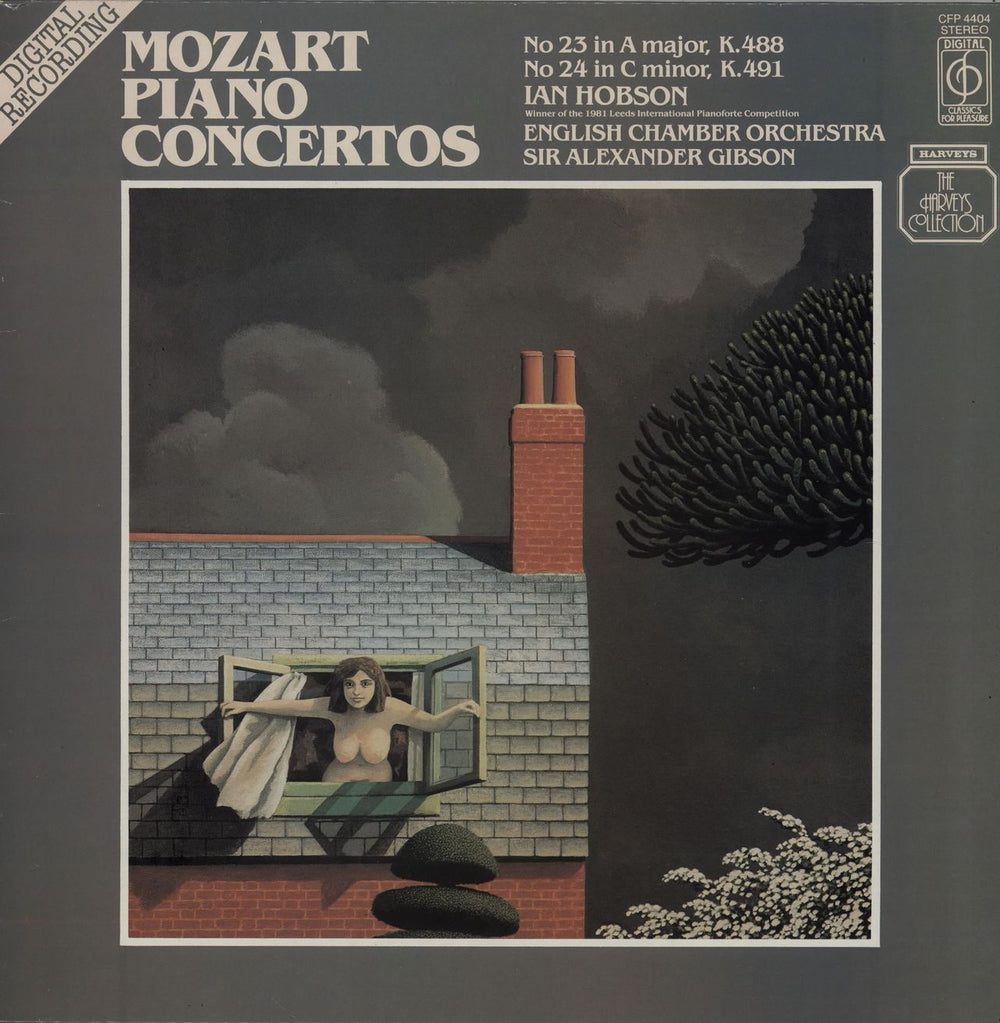 Wolfgang Amadeus Mozart Piano Concertos UK vinyl LP album (LP record) CFP4404