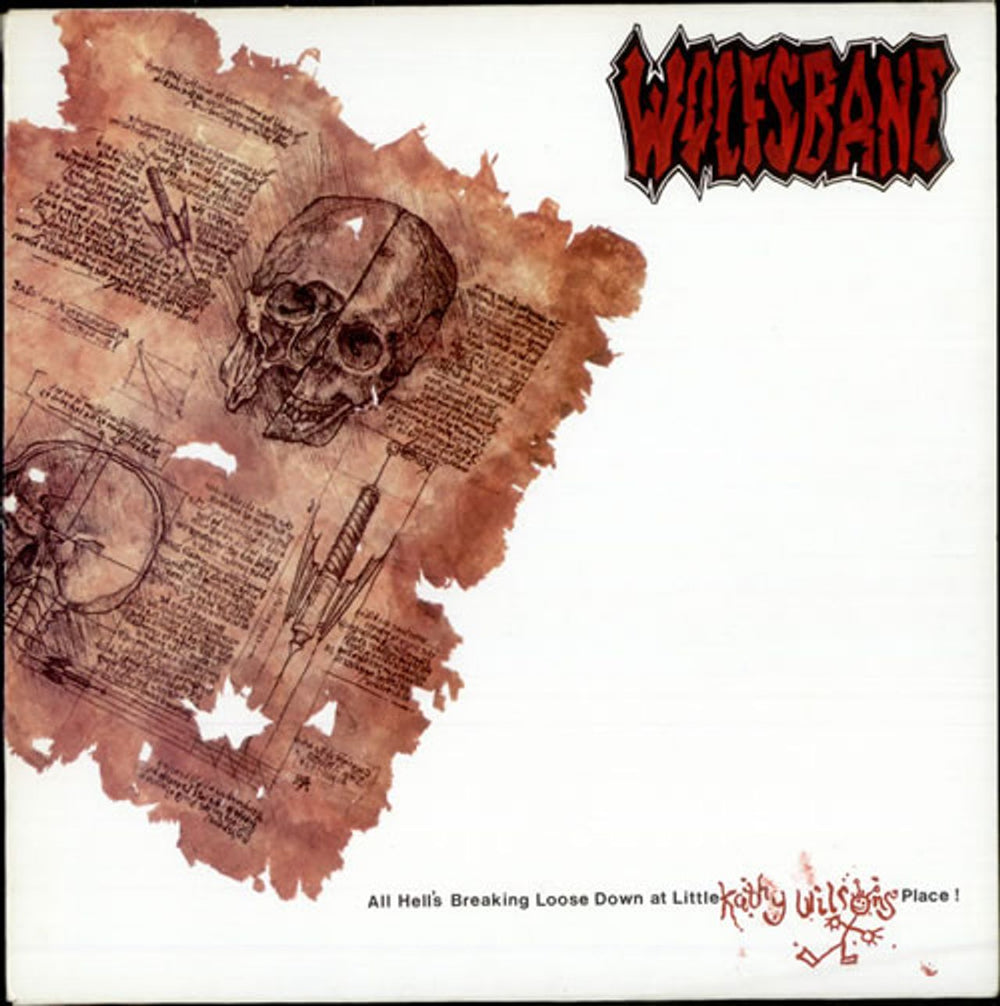 Wolfsbane All Hell's Breaking Loose... UK vinyl LP album (LP record) 846967-1