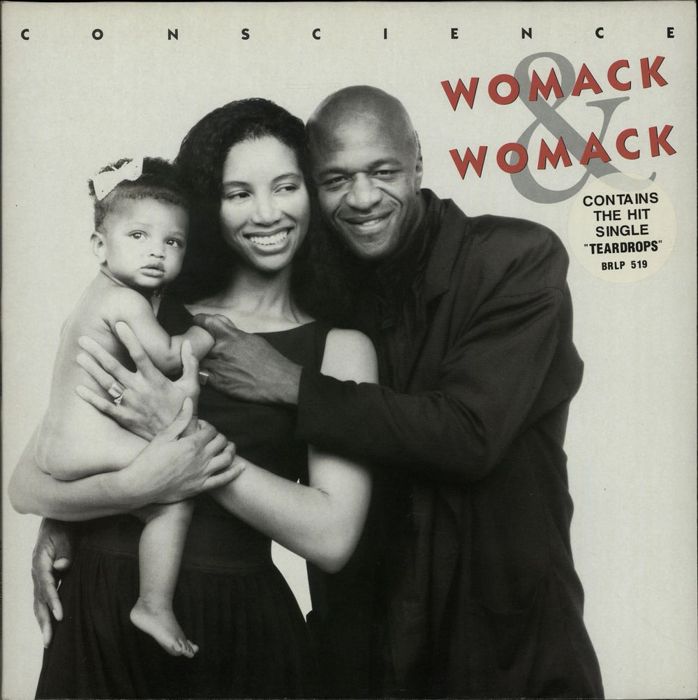 Womack & Womack Conscience UK vinyl LP album (LP record) BRLP519