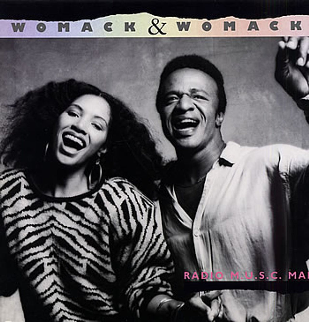 Womack & Womack Radio M.U.S.C. Man UK vinyl LP album (LP record) EKT6