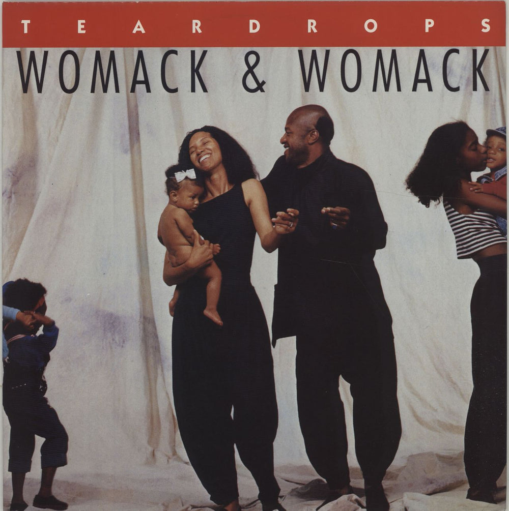 Womack & Womack Teardrops - p/s UK 12" vinyl single (12 inch record / Maxi-single) 12BRW101