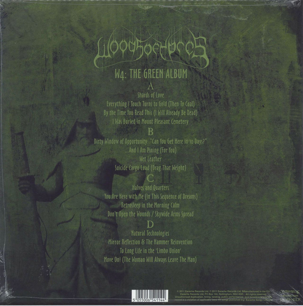 Woods Of Ypres Woods 4: The Green Album UK 2-LP vinyl record set (Double LP Album) 5055006541144