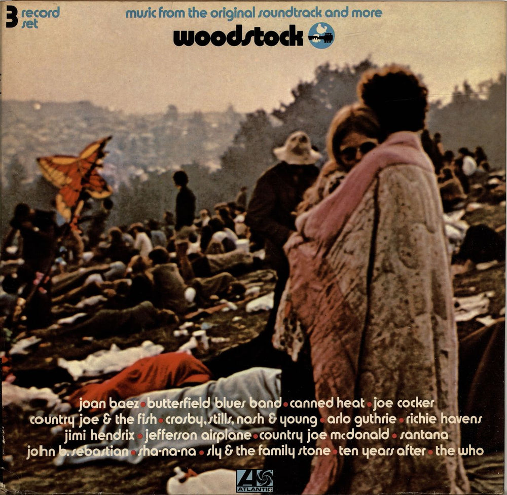 Woodstock Woodstock - 2nd - EX UK 3-LP vinyl record set (Triple LP Album) K60001