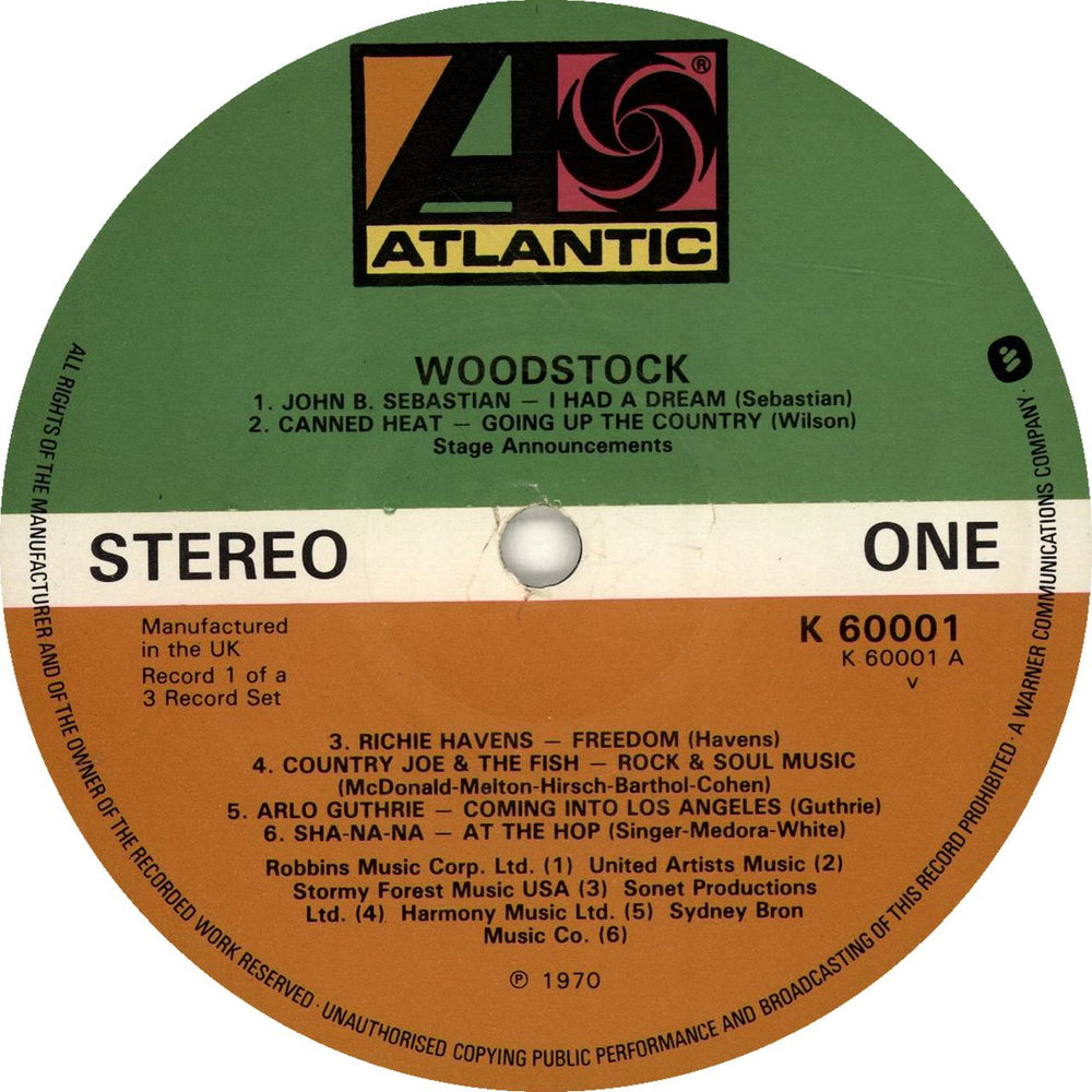 Woodstock Woodstock - 2nd - EX UK 3-LP vinyl record set (Triple LP Album) WP03LWO698845