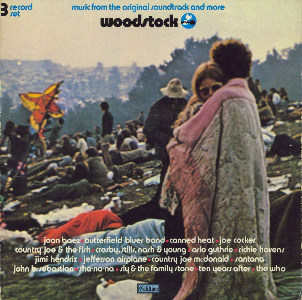 Woodstock Woodstock - Early 1970s US sleeve - UK vinyl UK 3-LP vinyl record set (Triple LP Album) K60001