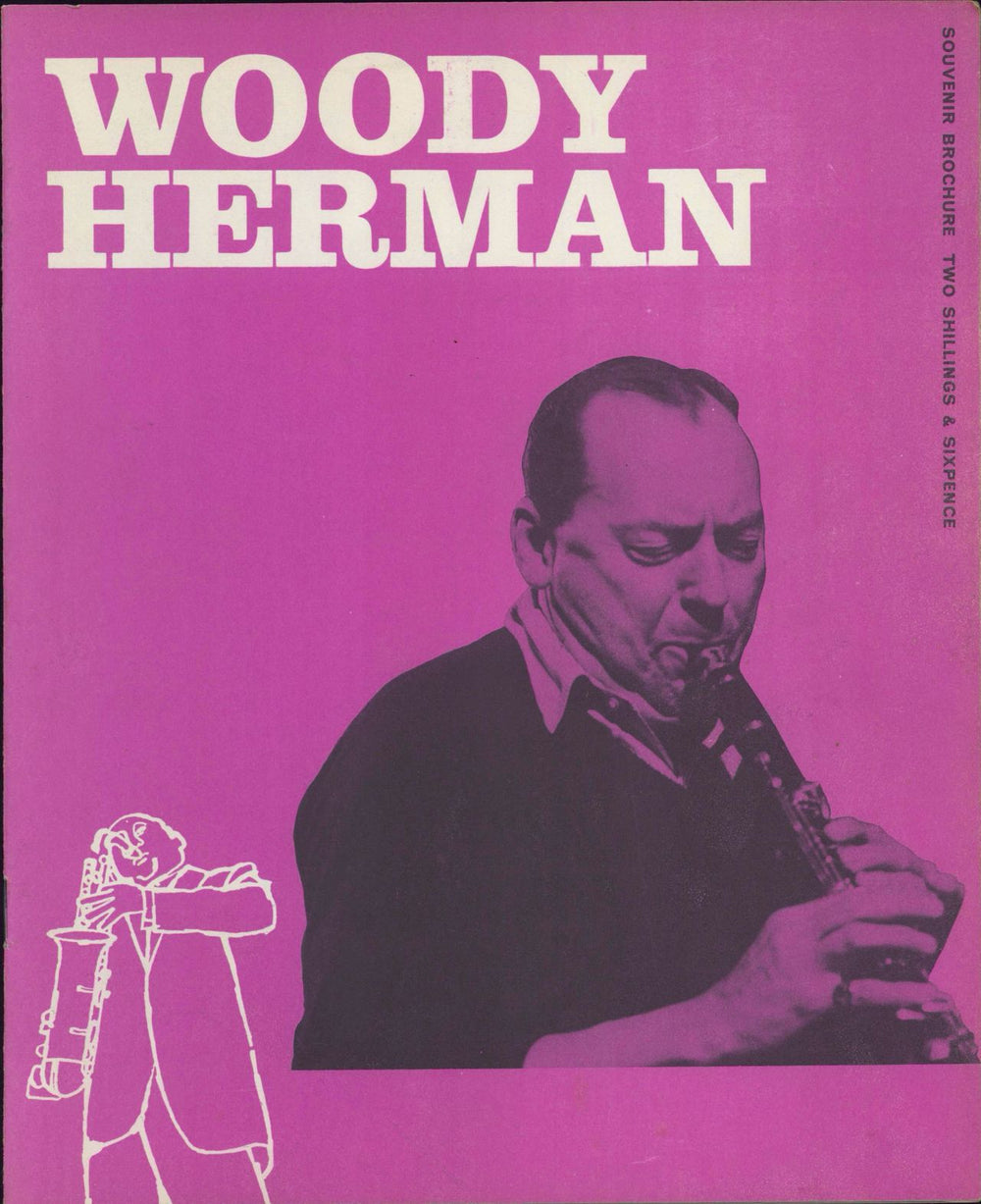 Woody Herman Souvenir Brouchure UK tour programme TOUR PROGRAMME