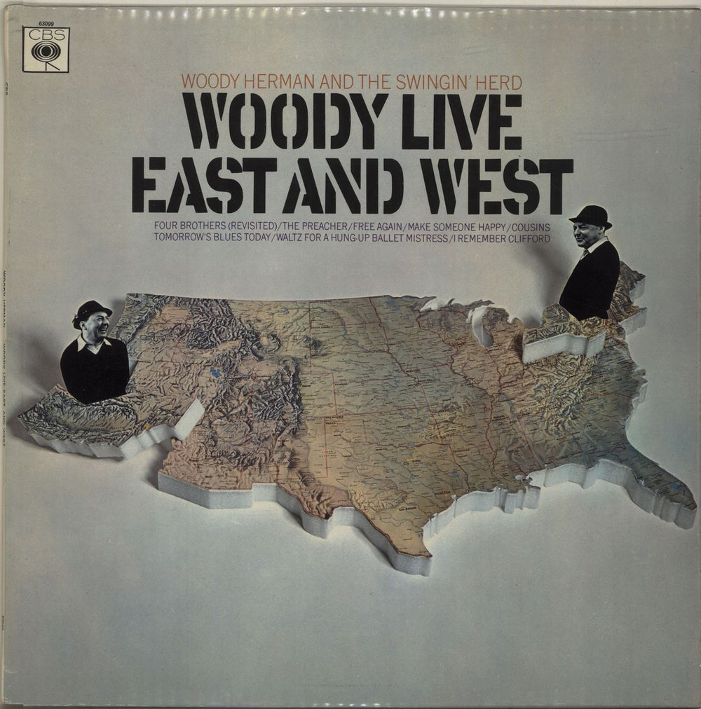 Woody Herman Woody Live East And West UK vinyl LP album (LP record) BPG63099