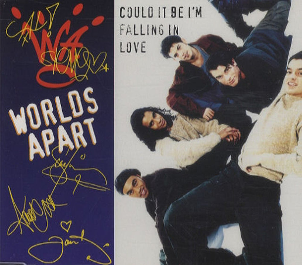 Worlds Apart Could It Be I'm Falling In Love UK CD single (CD5 / 5") 189952