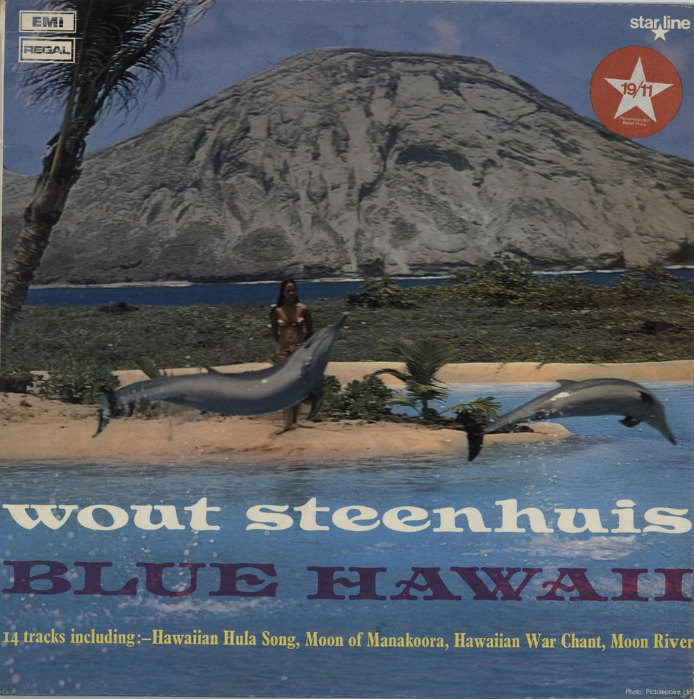 Wout Steenhuis Blue Hawaii UK vinyl LP album (LP record) SRS5005