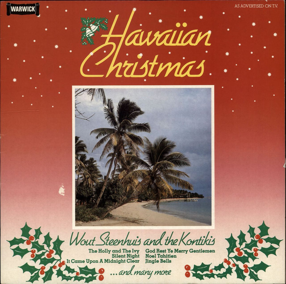 Wout Steenhuis Hawaiian Christmas UK vinyl LP album (LP record) HXS100