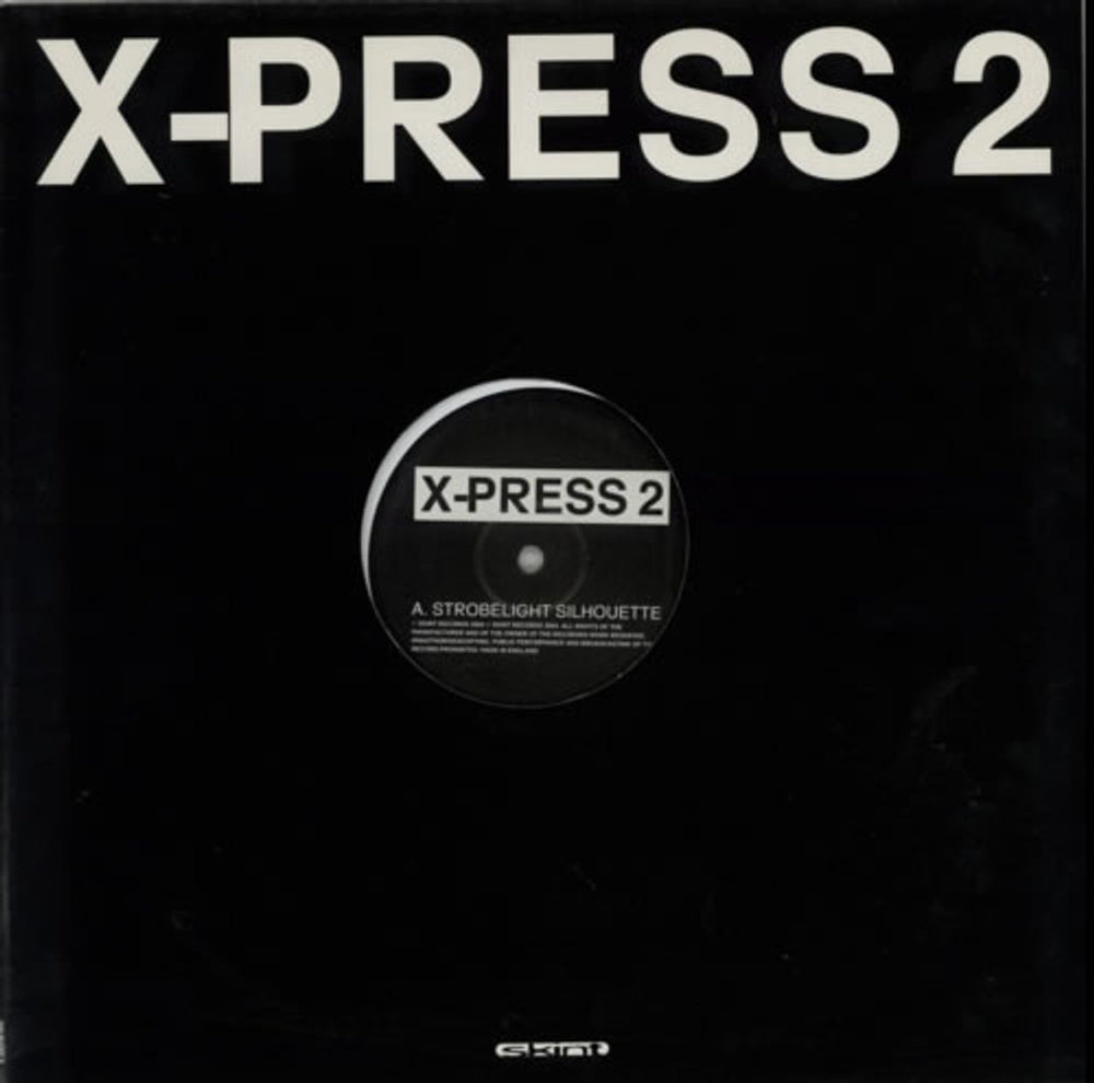 X-Press 2 Strobelight Silhouette UK 12" vinyl single (12 inch record / Maxi-single) XPRESS010