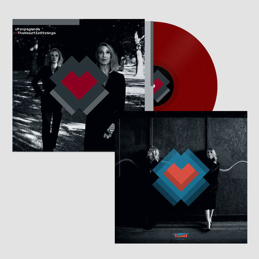 XPropaganda The Heart Is Strange - Red Vinyl + Art Print - Sealed UK vinyl LP album (LP record) XZTTNOVIS1