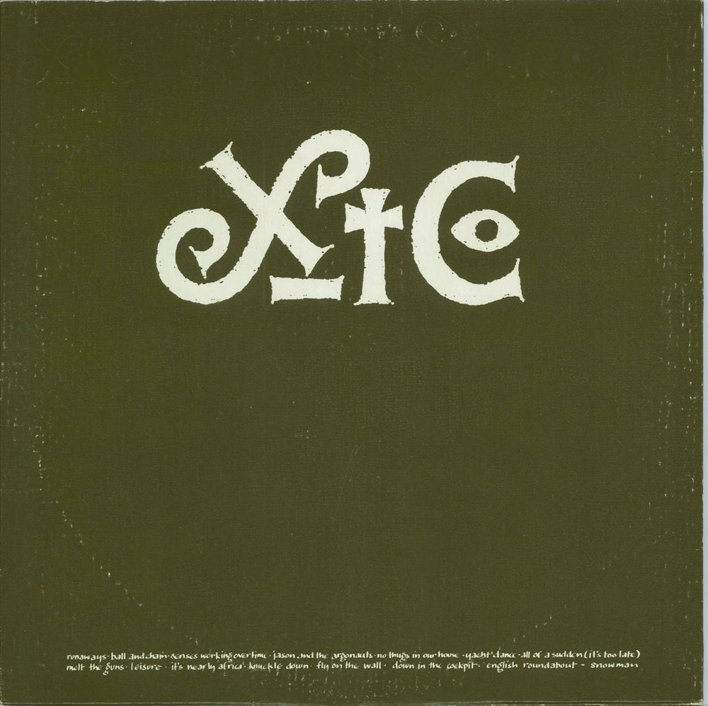 XTC English Settlement - White Titles - VG/EX UK 2-LP vinyl record set (Double LP Album)