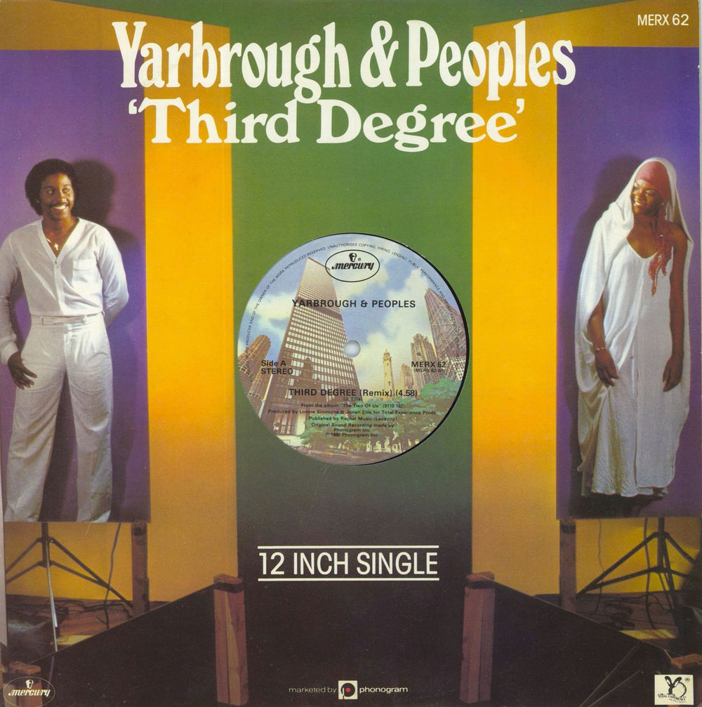 Yarbrough & Peoples Third Degree UK 12" vinyl single (12 inch record / Maxi-single) MERX 62