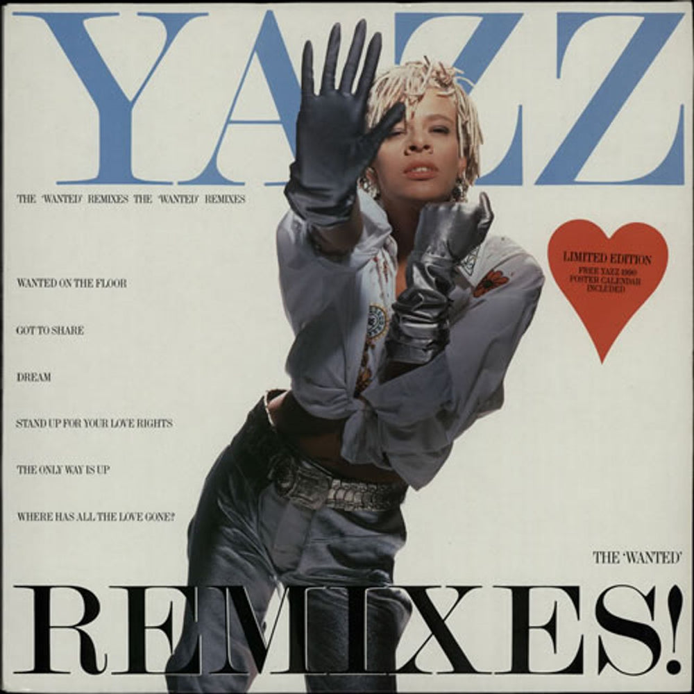 Yazz The Wanted Remixes UK vinyl LP album (LP record) BLRXLP1C