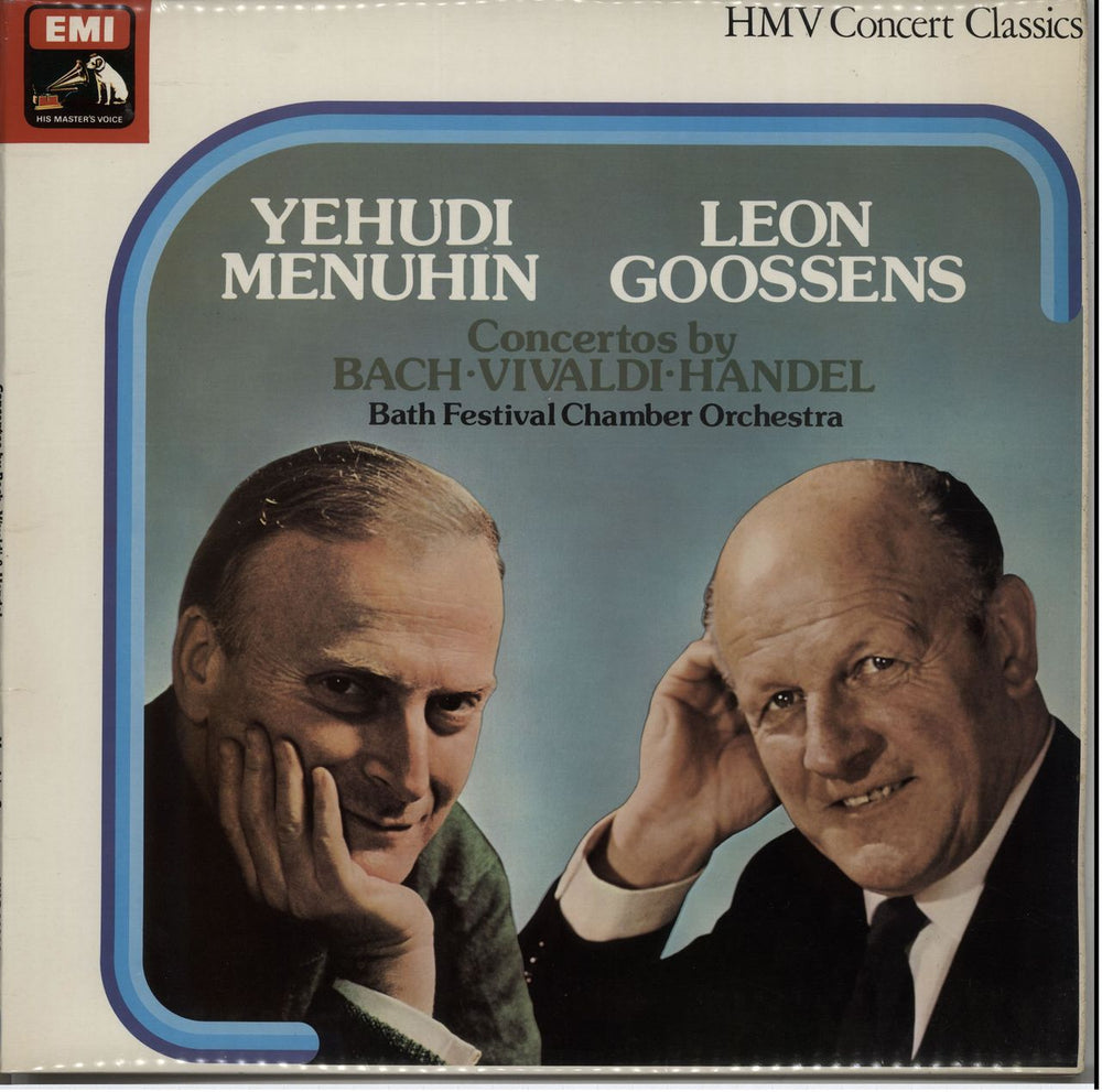 Yehudi Menuhin Concertos By Bach, Vivaldi & Handel UK Promo vinyl LP album (LP record) SXLP30294