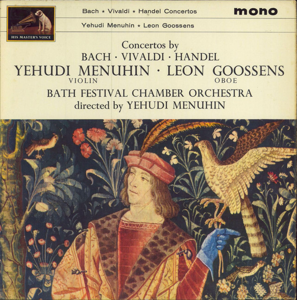 Yehudi Menuhin Concertos by Bach, Vivaldi, Handel UK vinyl LP album (LP record) ALP1949