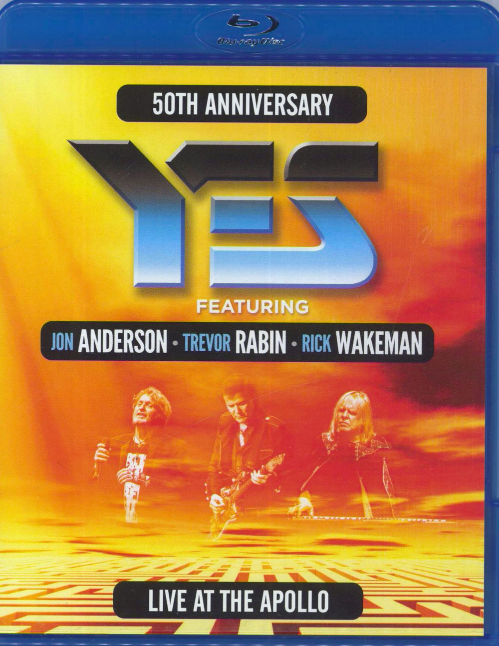 Yes 50th Anniversary Live At The Apollo UK Blu Ray DVD ERBRD5329