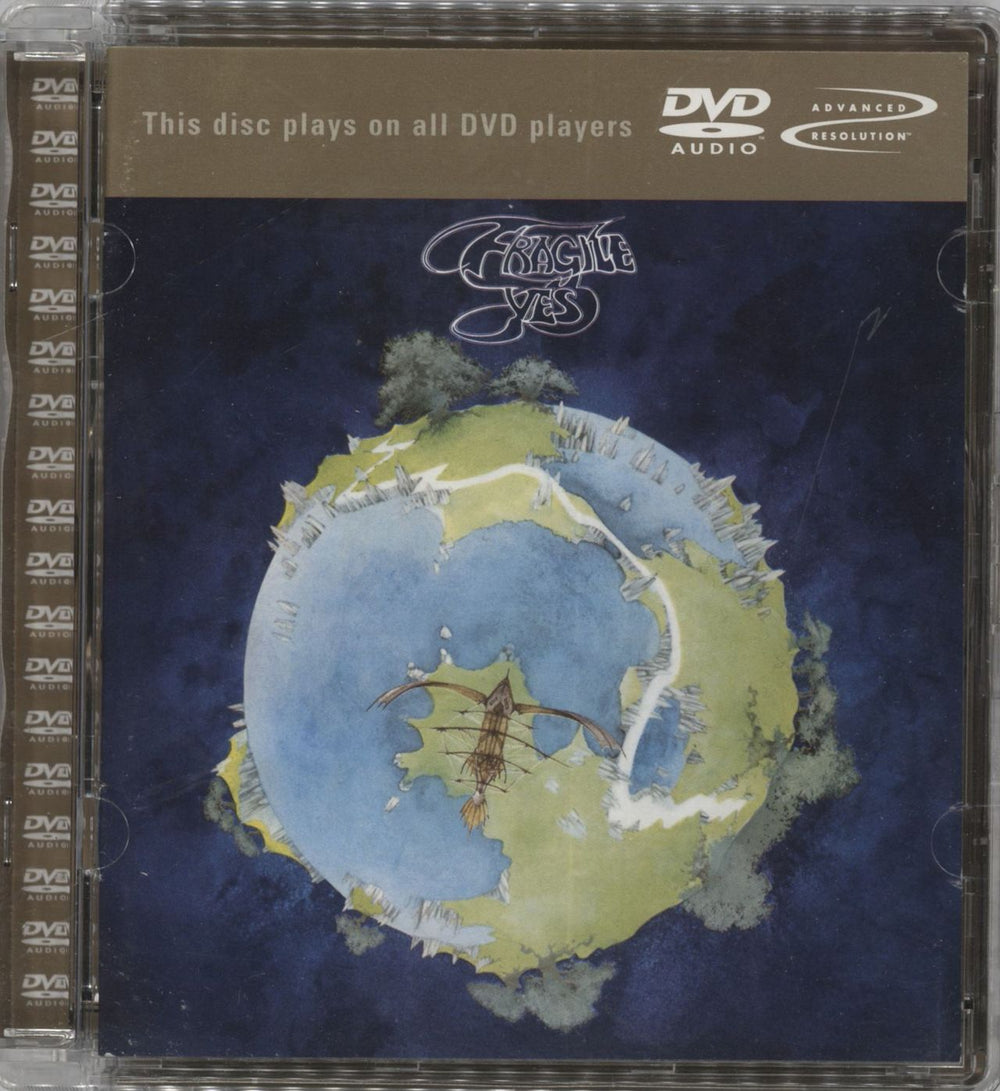 Yes Fragile UK DVD-Audio disc 8122-78249-9