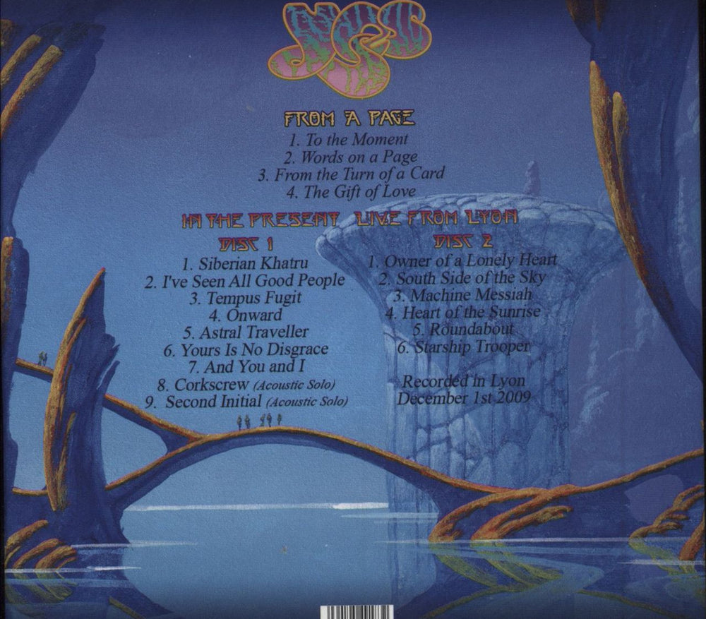 Yes From A Page / In The Present (Live From Lyon) - Box Set UK 3-CD album set (Triple CD) 5060105491832