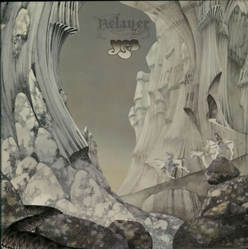 Yes Relayer - 3rd UK vinyl LP album (LP record) K50096