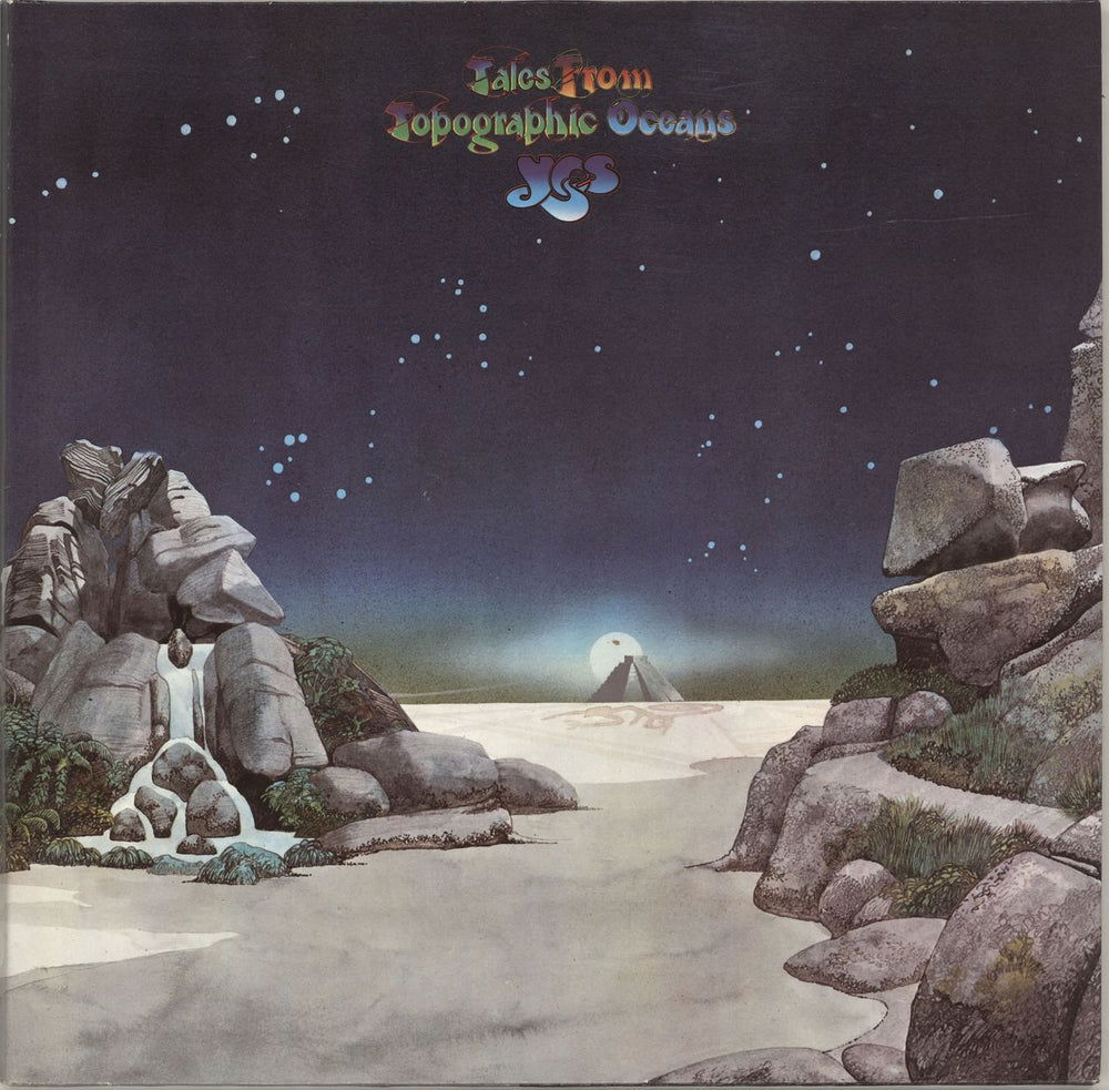 Yes Tales From Topographic Oceans - Barcoded German 2-LP vinyl record set (Double LP Album) ATL80001