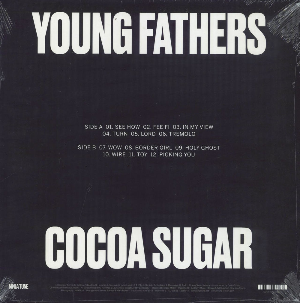 Young Fathers Cocoa Sugar - 180 Gram - Sealed UK vinyl LP album (LP record) 5054429131963