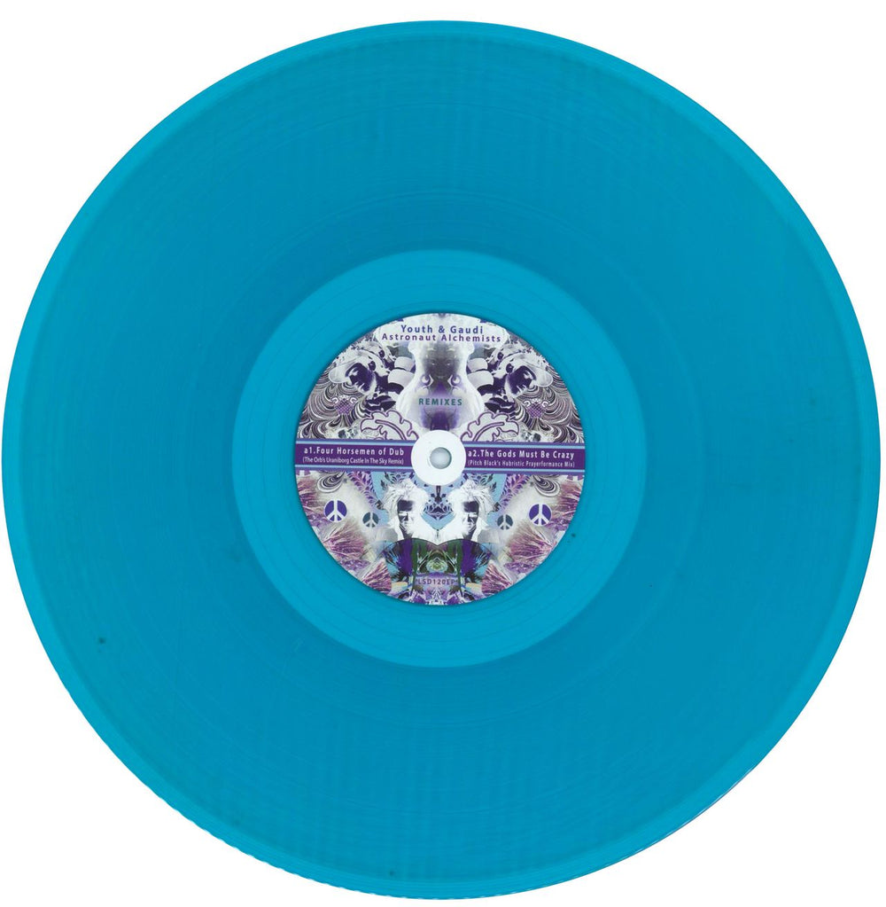 Youth Astronaut Alchemists: Select Remixes - Turquoise Vinyl UK 12" vinyl single (12 inch record / Maxi-single) YA012AS799424