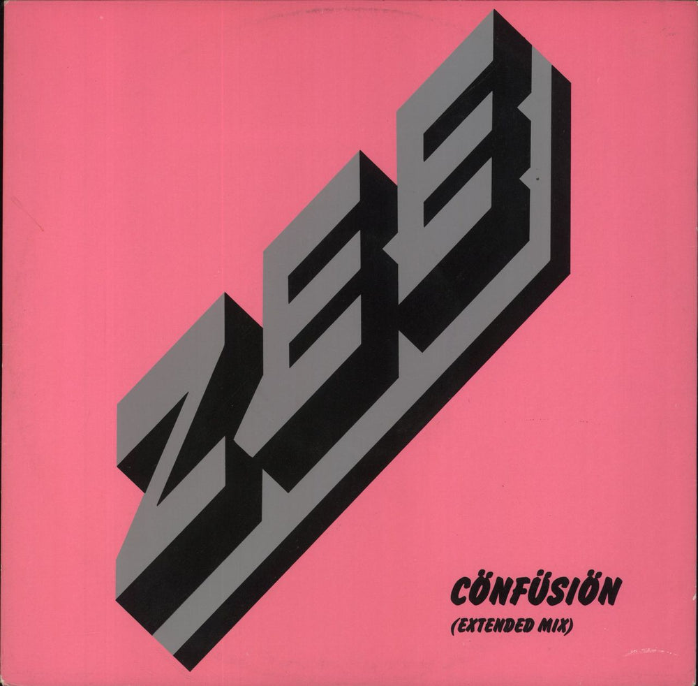 Zee Confusion UK 12" vinyl single (12 inch record / Maxi-single) 12HAR5227