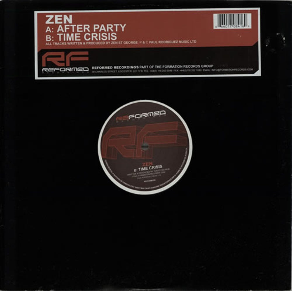 Zen After Party UK 12" vinyl single (12 inch record / Maxi-single) REFORM09