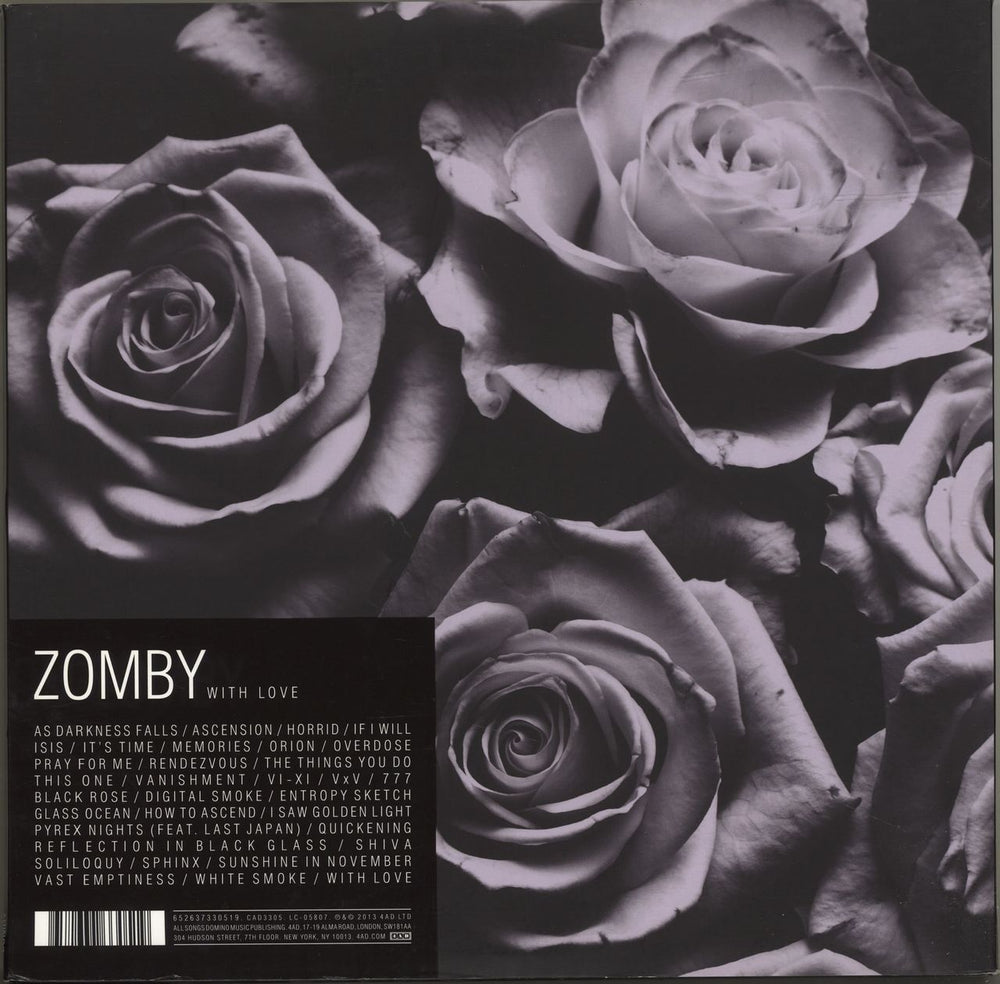 Zomby With Love UK 3-LP vinyl record set (Triple LP Album) 652637330519