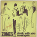 Zones Stuck With You - Autographed UK 7" vinyl single (7 inch record / 45) ZUM4