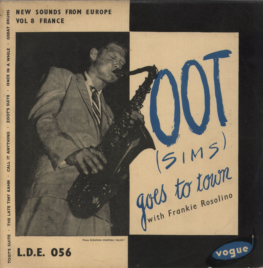 Zoot Sims Zoot (Sims) Goes To Town UK 10" vinyl single (10 inch record) LDE.056