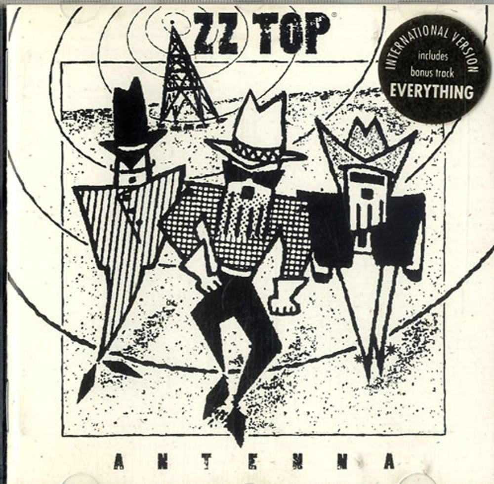 ZZ Top Antenna UK CD album (CDLP) 74321182602